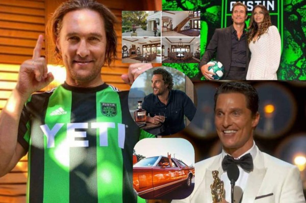 ¡Ganó un Oscar y ahora es dueño de un equipo de la MLS! Así es la glamurosa vida del actor Matthew McConaughey