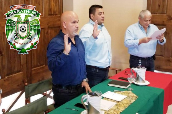 Orinson Amaya fue reelecto por dos años más como presidente del Marathón