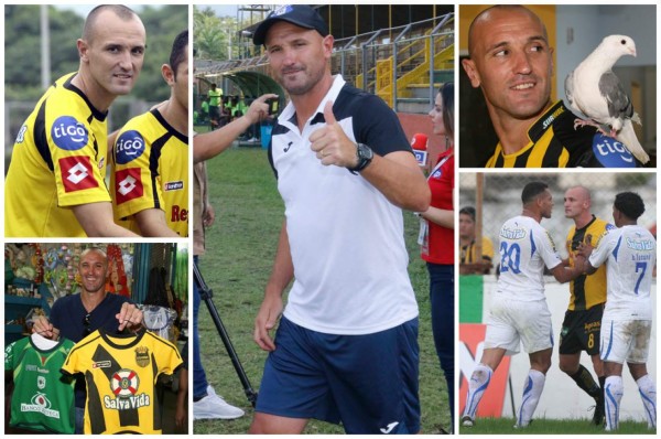 ¡Unas libras menos y poco pelo! Así lucía 'Palomo' Rodríguez a su arribo a Honduras en 2010