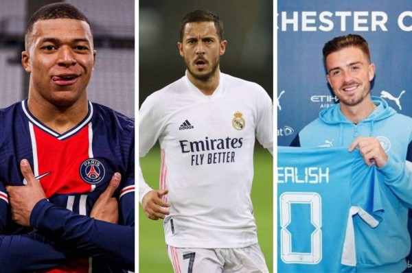 Hay cambios en la lista: Los 10 fichajes más caros de la historia del fútbol; uno del City se mete