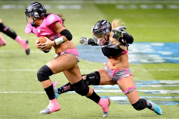 GALERÍA: Fútbol americano en lencería, la belleza que revoluciona el deporte