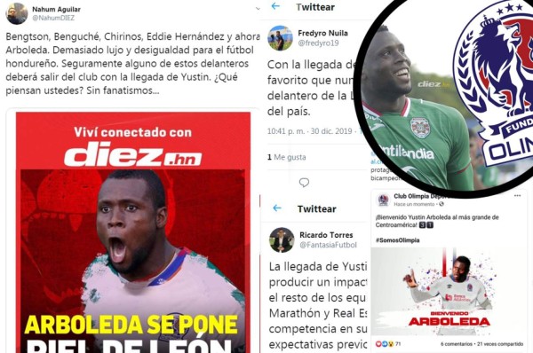 Yustin Arboleda a Olimpia: Lo que dijeron los periodistas de Honduras sobre el fichaje