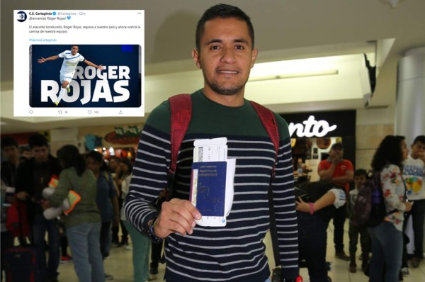 Roger Rojas regresa a Costa Rica; Cartaginés anuncia el fichaje del delantero hondureño