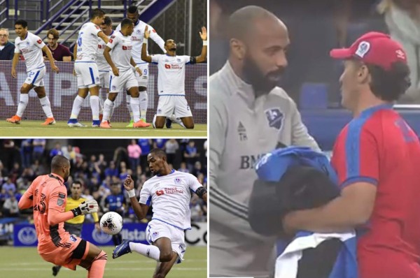 Patón Mejía no se resiste y da tremendo abrazo a Titi Henry: Las imágenes del Impact-Olimpia