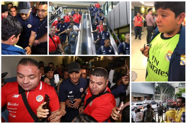 ¡Autógrafos, selfies y lágrimas! Keylor Navas desata locura a su llegada a Guatemala