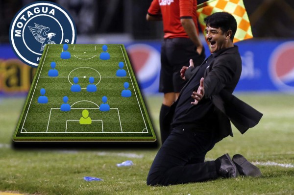 El 11 con el que Diego Vázquez busca asegurar la 15 del Motagua&nbsp;&nbsp;