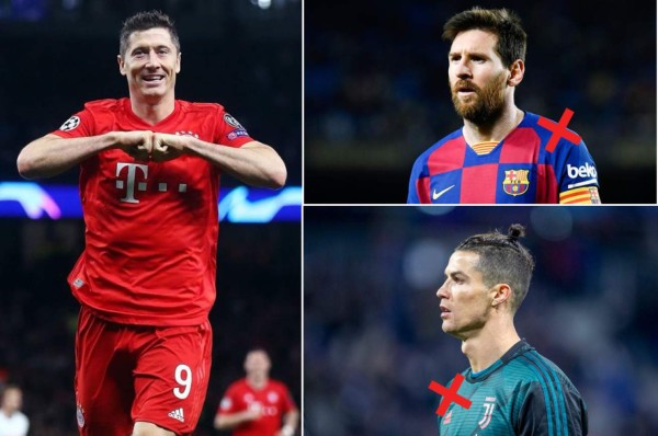 Bundesliga: Lewandowski sorprende con su lista de los mejores cinco delanteros del mundo