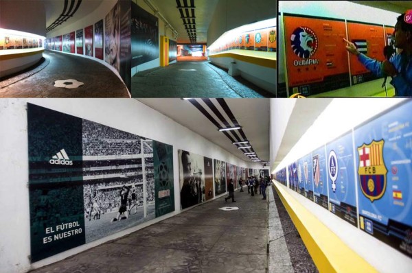 ESPECTACULARES | Los túneles de los mejores estadio de fútbol del planeta