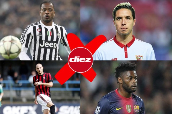 Agencia libre: Los grandes jugadores que quedaron sin equipo en Europa