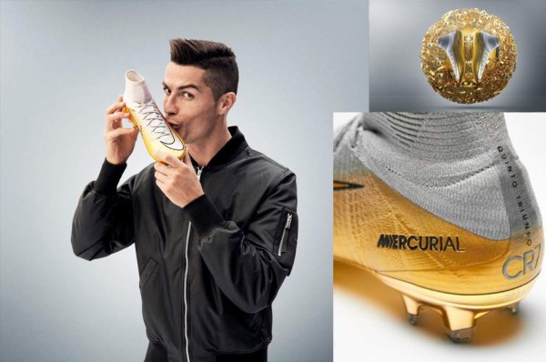 Nike fabrica nuevas botas conmemorativas a Cristiano Ronaldo
