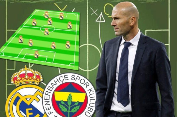OFICIAL: El 11 titular de Zidane para el Real Madrid-Fenerbahce por Copa Audi