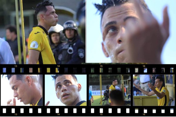 EN FOTOS: Ángel Tejeda perdió el control con gesto obsceno y escupitajo&nbsp;&nbsp;