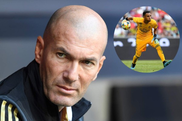 Zidane sobre el puesto titular entre Keylor y Courtois: 'Está todo claro'&nbsp;&nbsp;