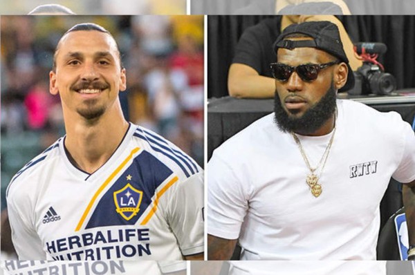 Zlatan Ibrahimovic cree que puede hacer dupla con LeBron James en la NBA