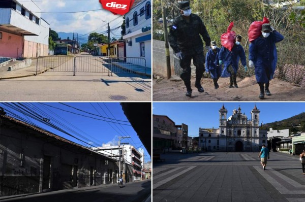 Con ciudades vacías y calles cerradas se vio Honduras por coronavirus