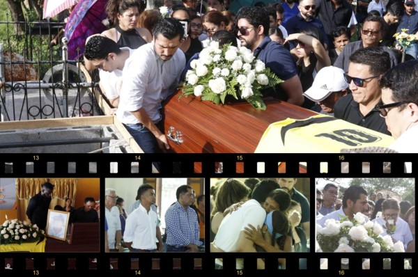 El doloroso y último adiós a Hernán García rodeado de familia, amigos y gente de fútbol