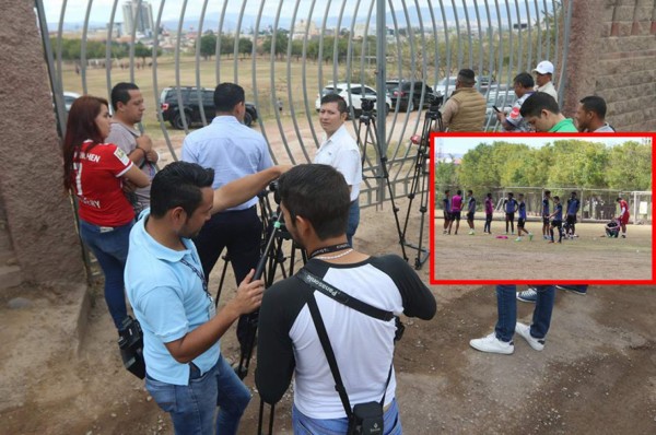 Motagua entrena en una cancha en mal estado previo a juego en Tocoa