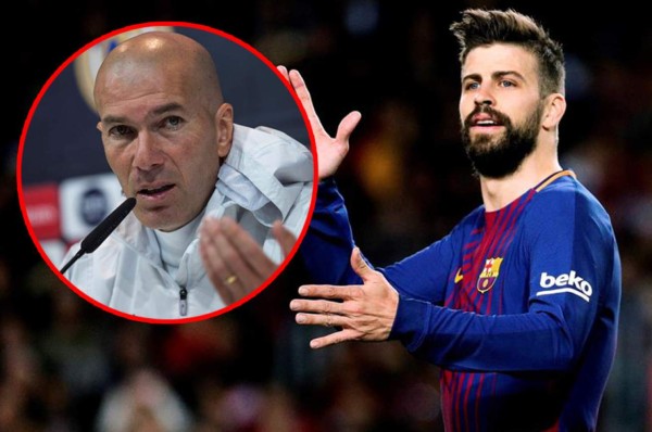Piqué le responde a Zidane: ''No voy a dormir esta noche''