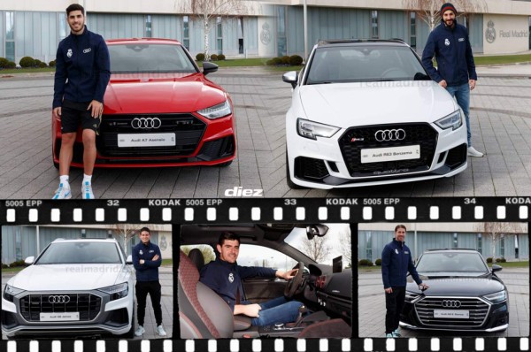 Real Madrid recibe espectaculares Audi previo al Clásico de la Liga Española