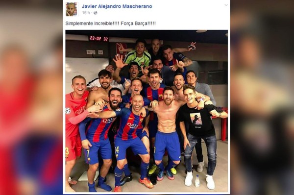 Jugadores del Barcelona celebran a lo grande en redes sociales su 'noche mágica'
