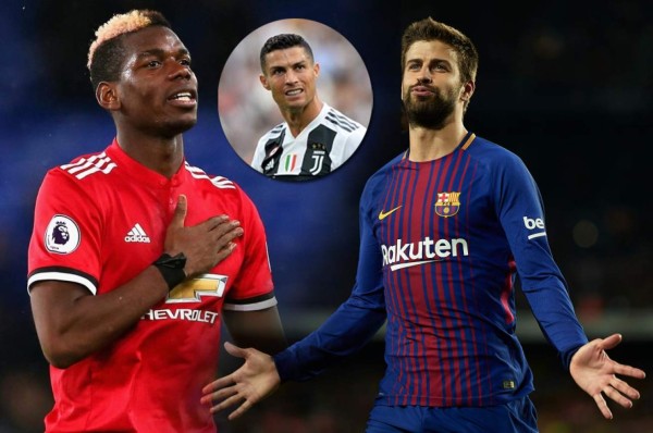 ¡Piqué le abre las puertas del Barcelona a Pogba y habla sobre Cristiano Ronaldo!