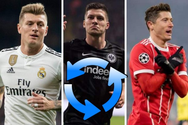 Así se movió el mercado de fichajes este día, Jovic al Real Madrid por 60 millones de euros, según AS