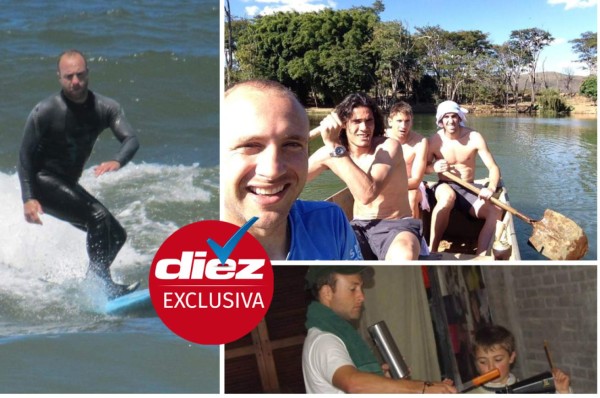 Sebastián Urrutia, preparador físico de Honduras, apasionado del arte y el surf