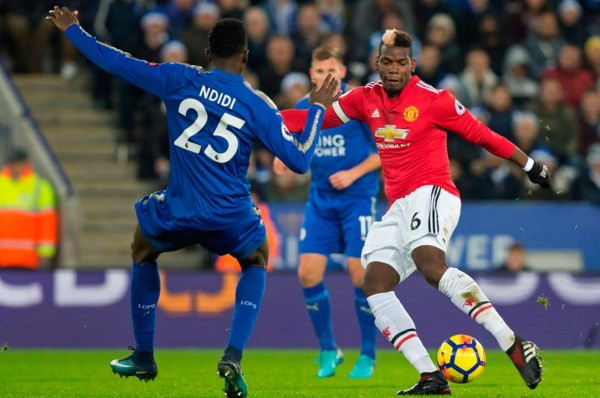 Leicester empata contra el Manchester United en el último minuto