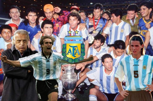 28 años y cuatro finales perdidas han pasado: Así era el 11 de Argentina la última vez que fue campeón de Copa América