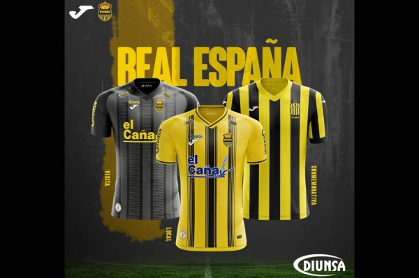 Real España presenta sus camisas con las que afrontará el torneo Apertura 2019