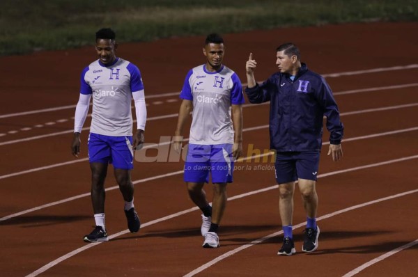 Con cuatro legionarios y los cañoneros del Vida: así fue el primer entrenamiento de Honduras en el Estadio Olímpico