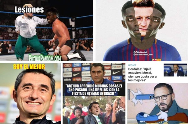 Dembélé y Valverde, víctimas favoritas de los memes tras el triunfo de Barcelona en Getafe&nbsp;&nbsp;