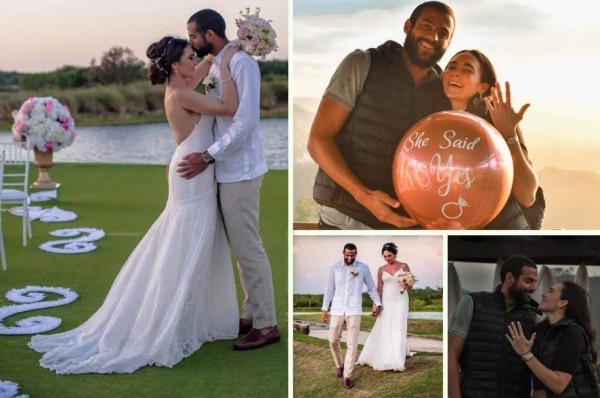 ¡El mejor partido de su vida! Así celebró su boda el portero del Olimpia, Edrick Menjivar, con su pareja