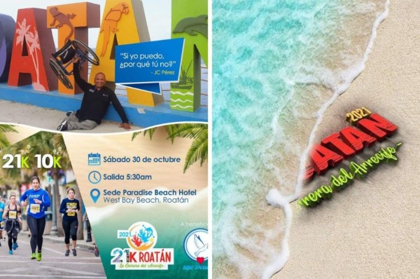 Lo que debes saber de la maratón 21K Roatán: Participantes de otros países y un invitado especial