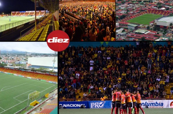 ¿Mete miedo? El pequeño estadio del Herediano-Motagua