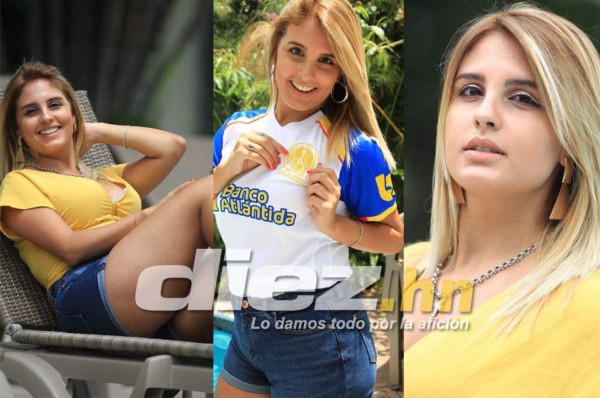 Así es Magali, la sexy novia de Guillermo Chavasco que calienta el clásico Olimpia-Motagua