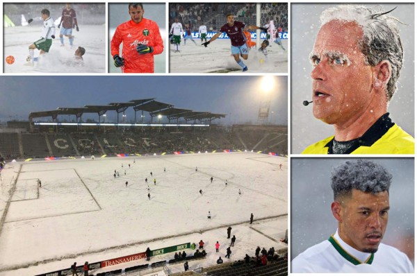 ¡A 18° bajo cero! Colorado-Portland Timbers, el partido más frío de la historia de MLS