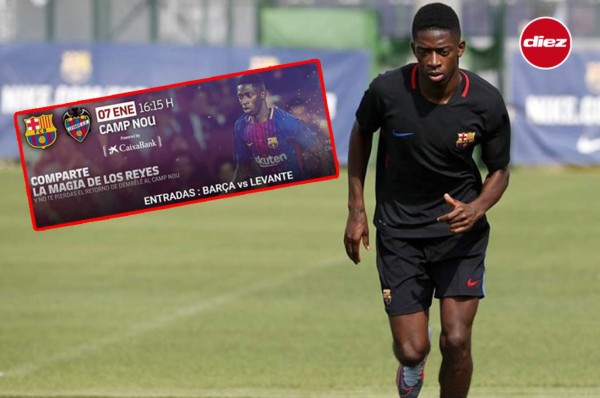 ¡LISTO! Barcelona confirma el regreso de Dembélé en enero
