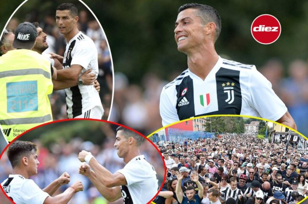 En fotos: Cristiano Ronaldo desata la locura tras anotar con la Juventus
