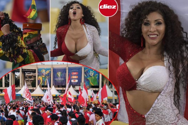 Copa América 2019: Hermosa peruana levanta suspiros durante el Bolivia-Perú en el Maracaná