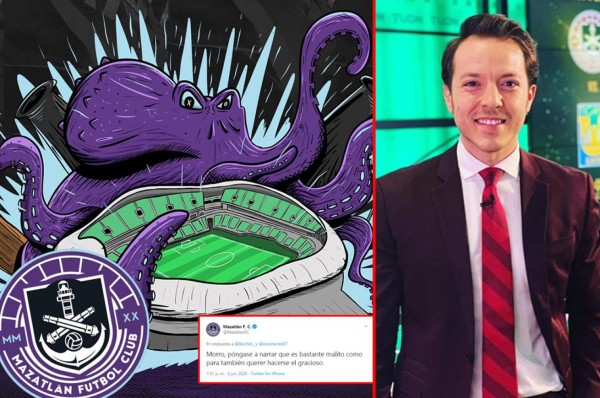 El Mazatlán FC revienta a narrador de TUDN: ''Es bastante malito como para hacerse el gracioso''