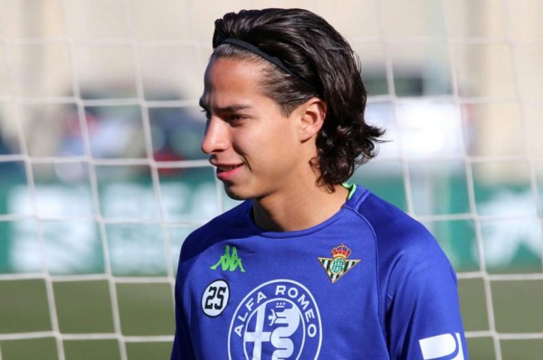 Los números del mexicano Diego Lainez, convocado por el Betis en la Copa del Rey