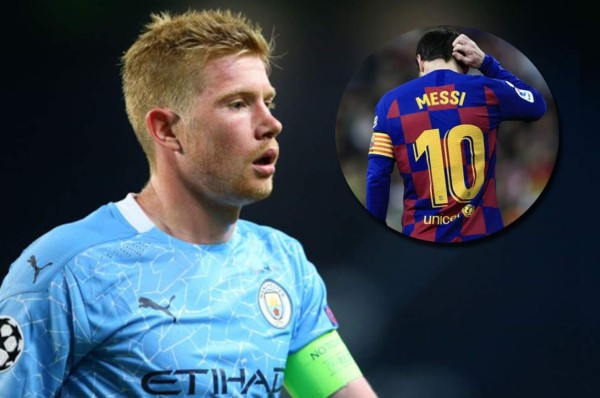 De Bruyne, tajante: ''¿Messi? Creo que en el City ya tenemos un equipo bastante bueno''