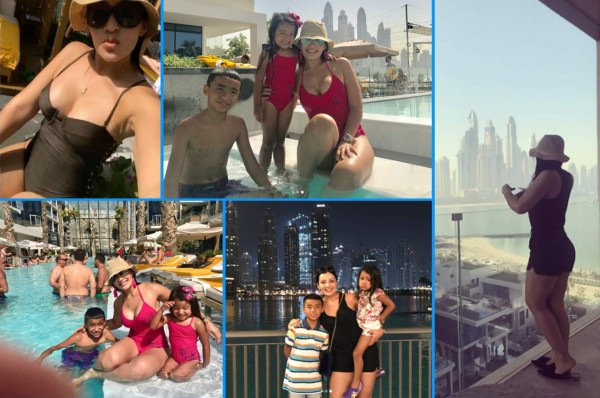 Las vacaciones en Dubái de Virginia Varela, la bella esposa de Emilio Izaguirre