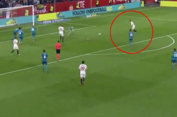 Así fue el gol de Miguel Layún al Real Madrid en el Sánchez Pizjuán