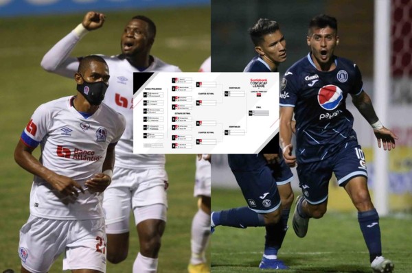 Marathón, Motagua y Olimpia ya conocen sus rivales y el camino en la Liga Concacaf 2021