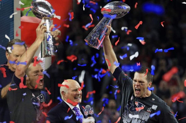 ¡HISTÓRICO! Patriots logran increíble remontada y ganan su quinto Super Bowl