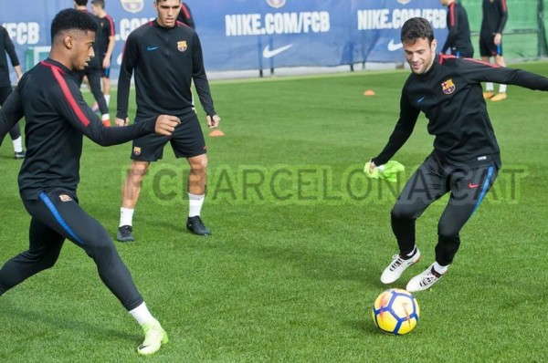 ¡BUENAS NOTICIAS! Antony 'Choco' Lozano se entrena con normalidad en Barcelona B