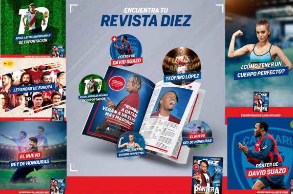 ¡De lujo! La revista DIEZ viene cargada de información exclusiva y varios póster