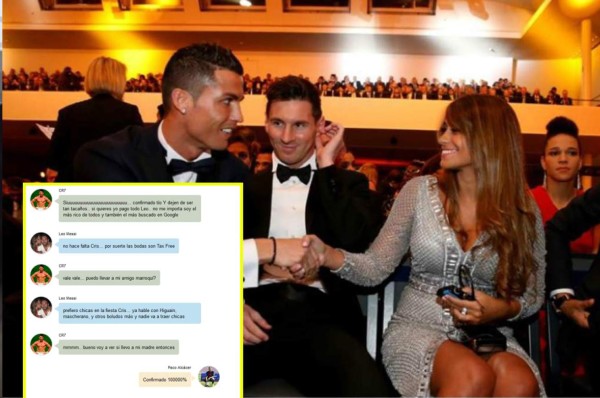 La invitación de Messi a su boda a Cristiano Ronaldo (Parodia)